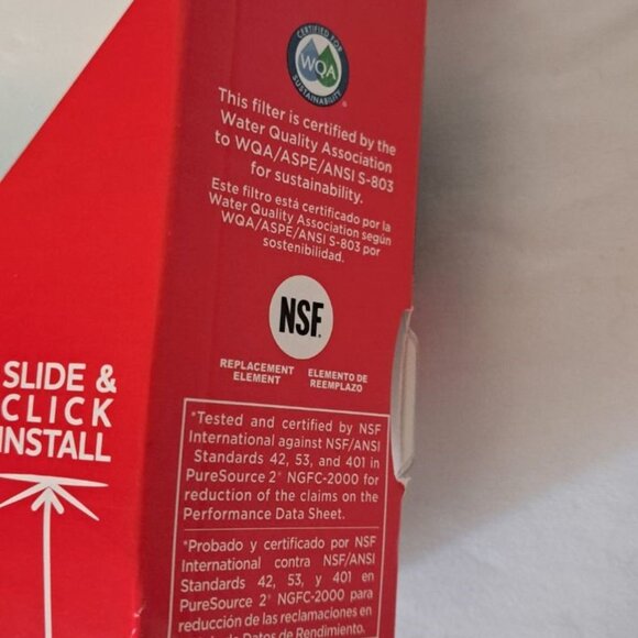 GENUINE FRIGIDAIRE PURESOURCE 2 REFRIGERATOR ICE WATER WF2CB FILTER PureSource2 - Picture 5 of 6